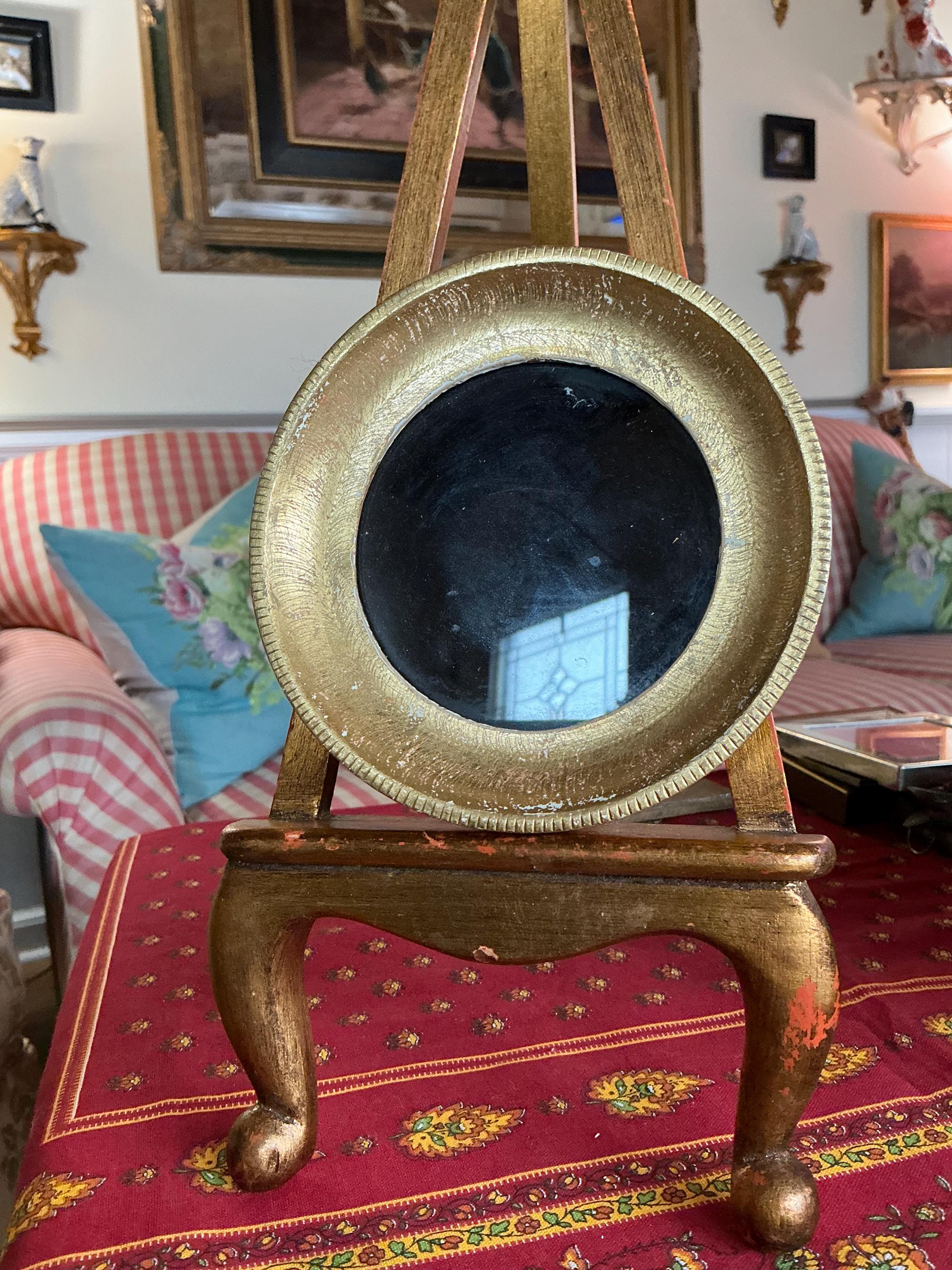 Italian Florentine Wood Round Gold Picture Frame - Etsy
