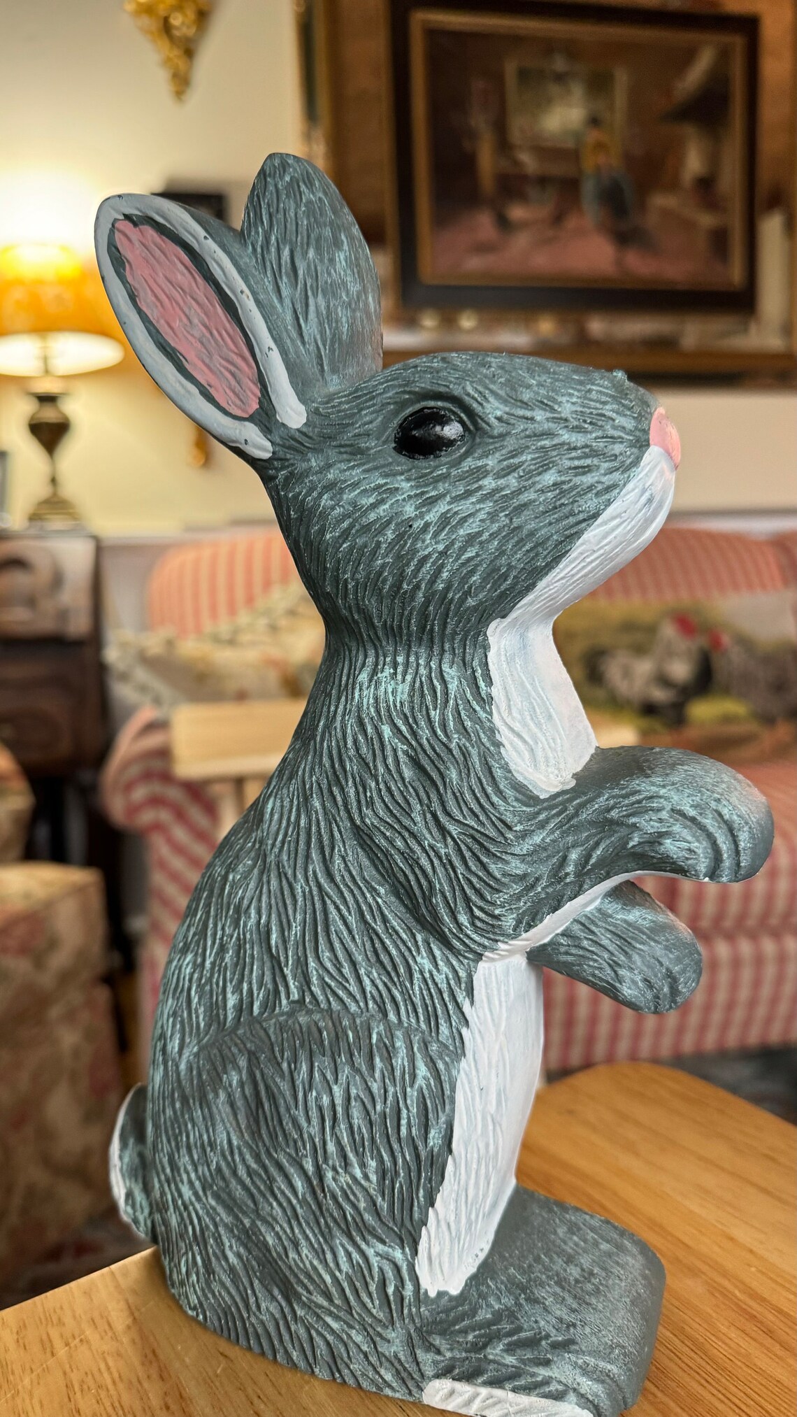 English Country Cottage Farmhouse Rabbit Bunny Door Stopper - Etsy