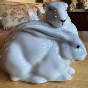 Hutschenreuther Rabbit Figurine - Etsy