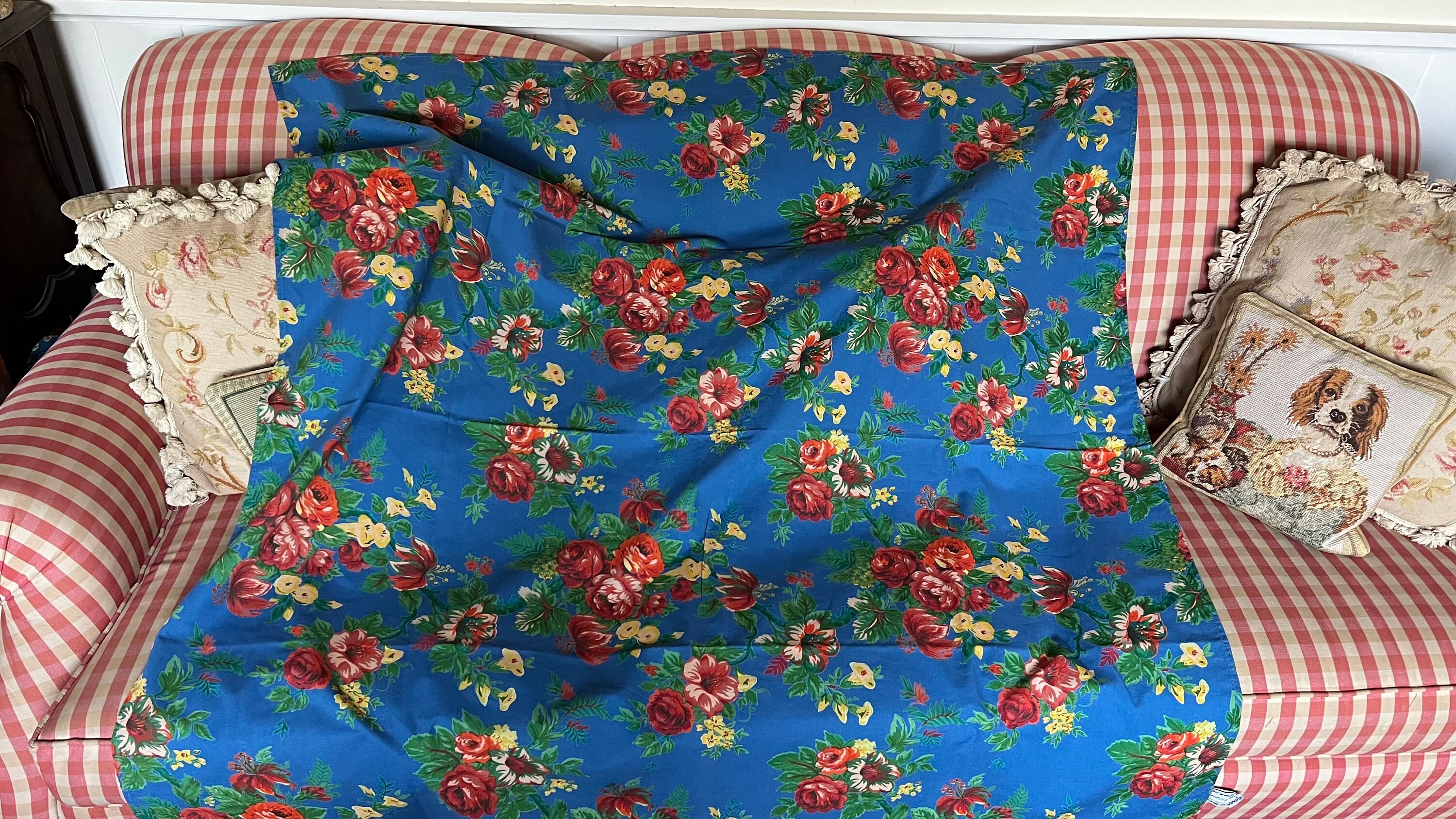 Cottage Garden Country Provence April Cornell Floral Tablecloth