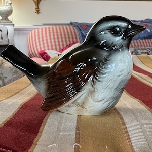 Country Cottage English Brown Sparrow Bird by Goebel