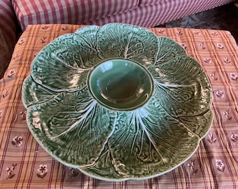 Bordallo Pinheiro Blue Sunflower Platter Plate - Etsy