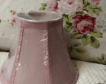 Shabby Chic Pretty Pink Chandelier Clip Lamp Shade