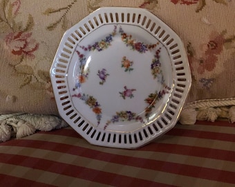 Country Germany Floral Swag Bouquet Bavaria Schumann Plate