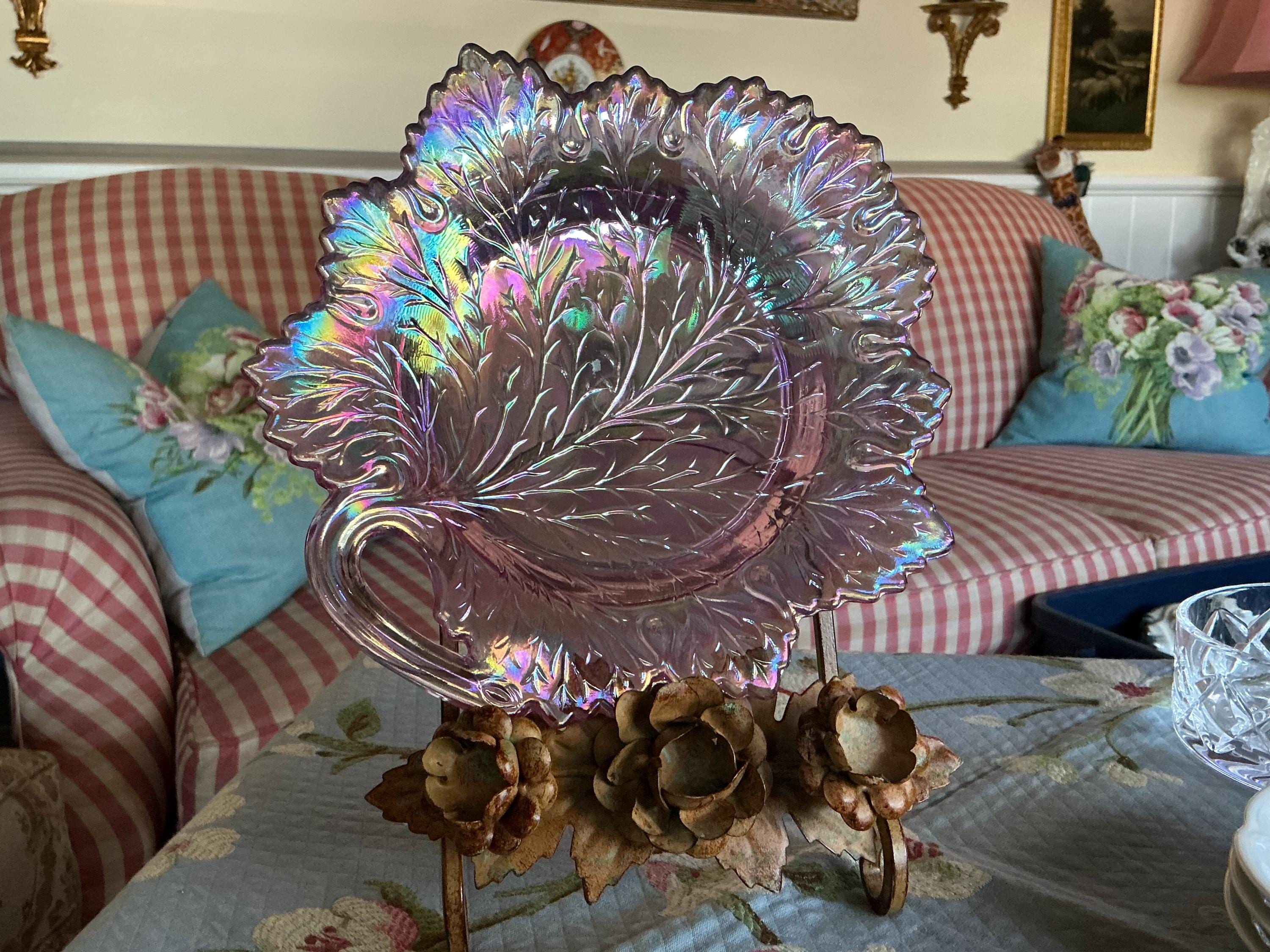Fenton Pink Basket - Etsy