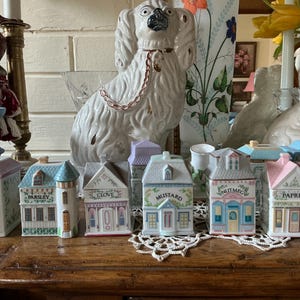 Vintage Country Lenox Spice Village House Jar