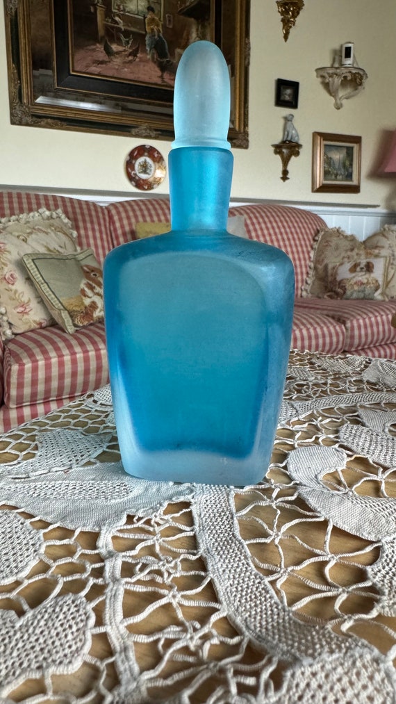 Italian Murano Glass Vanity Perfume Bottle by Paol