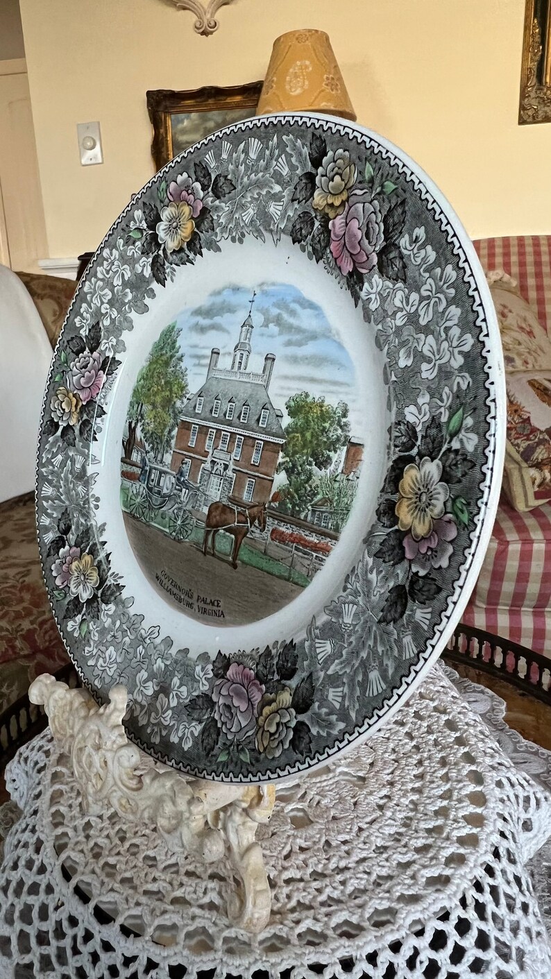 Old English Staffordshire Ware Collectible Governors Palace Etsy
