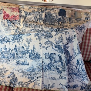 Toile romántico rural francés Les Plaisirs Agrestes de Brunschwig and Fils