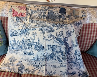 French Country Romantic Toile Les Plaisirs Agrestes by Brunschwig and Fils