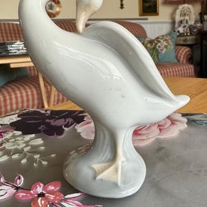 Vintage Lladro Preening Goose Figurine Made in Spain