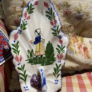 French Country Provence Blue Ridge Southern Pottery Serving Tray