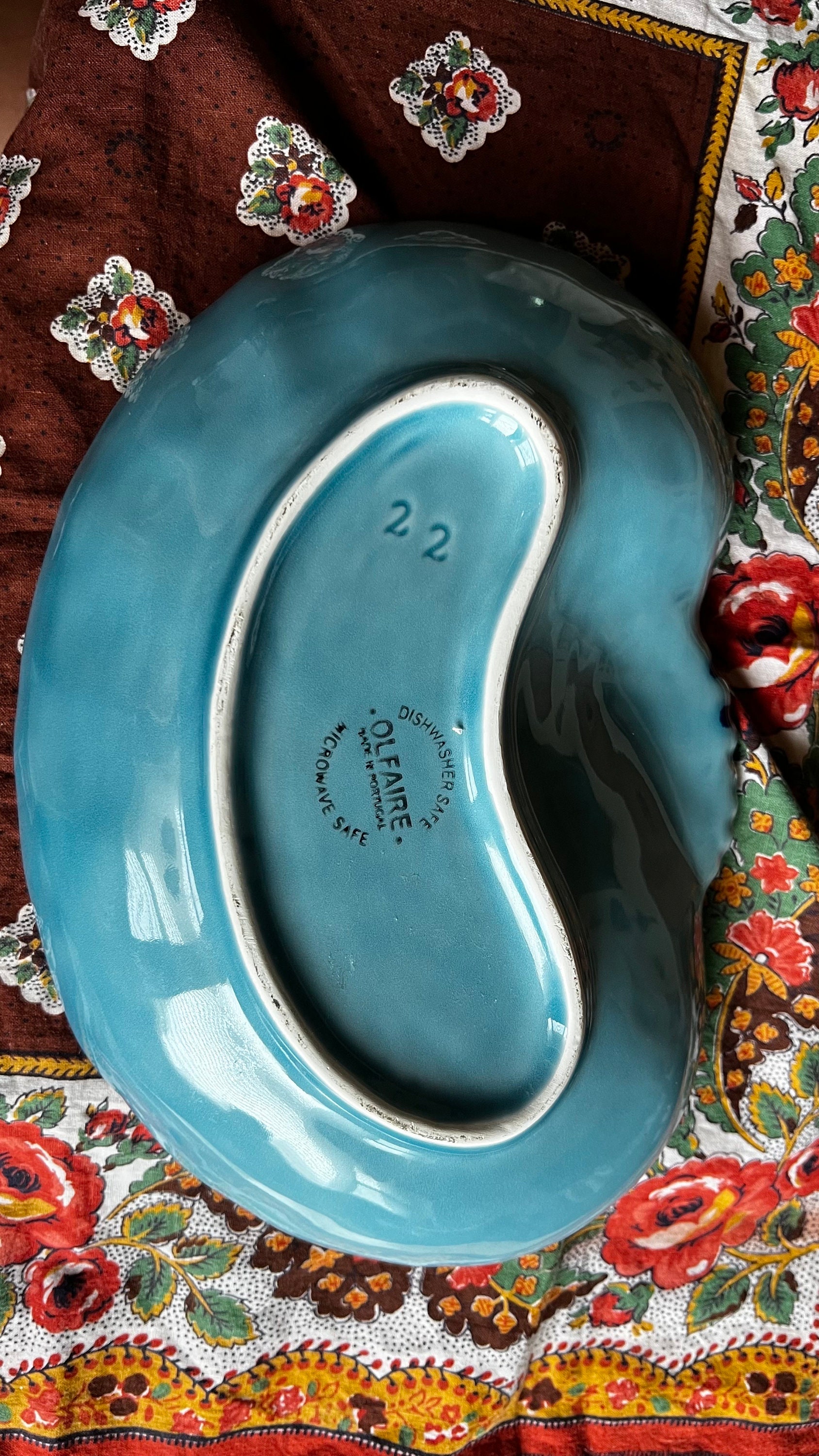 Whimsical Nautilus Sea Shell Olfaire Majolica Tray Bowl Dish - Etsy