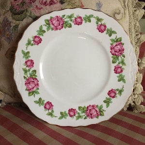 English Country Rose Garden Royal Vale Plate