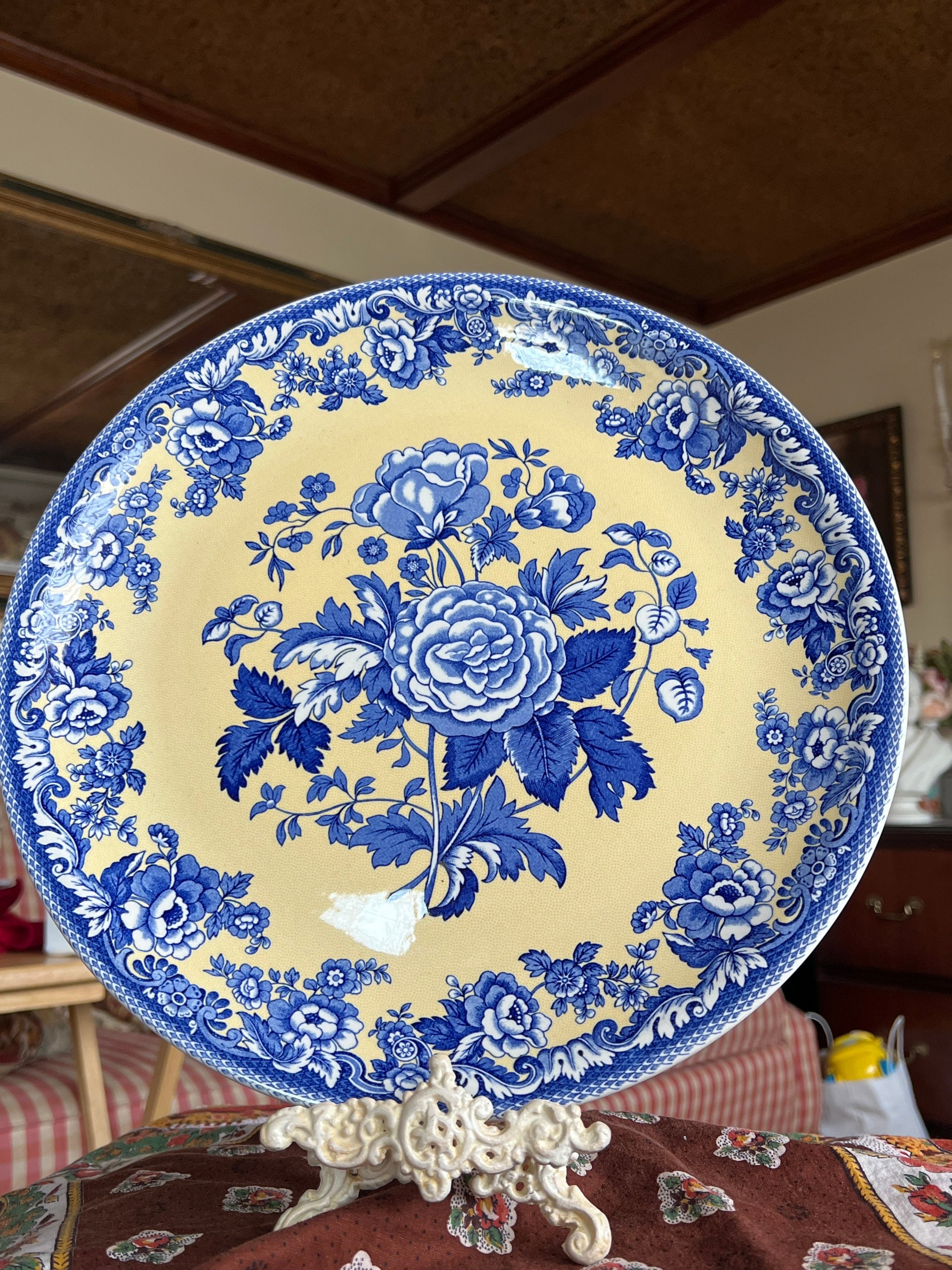 English Country Spode Garden Collection British Flowers Rosa