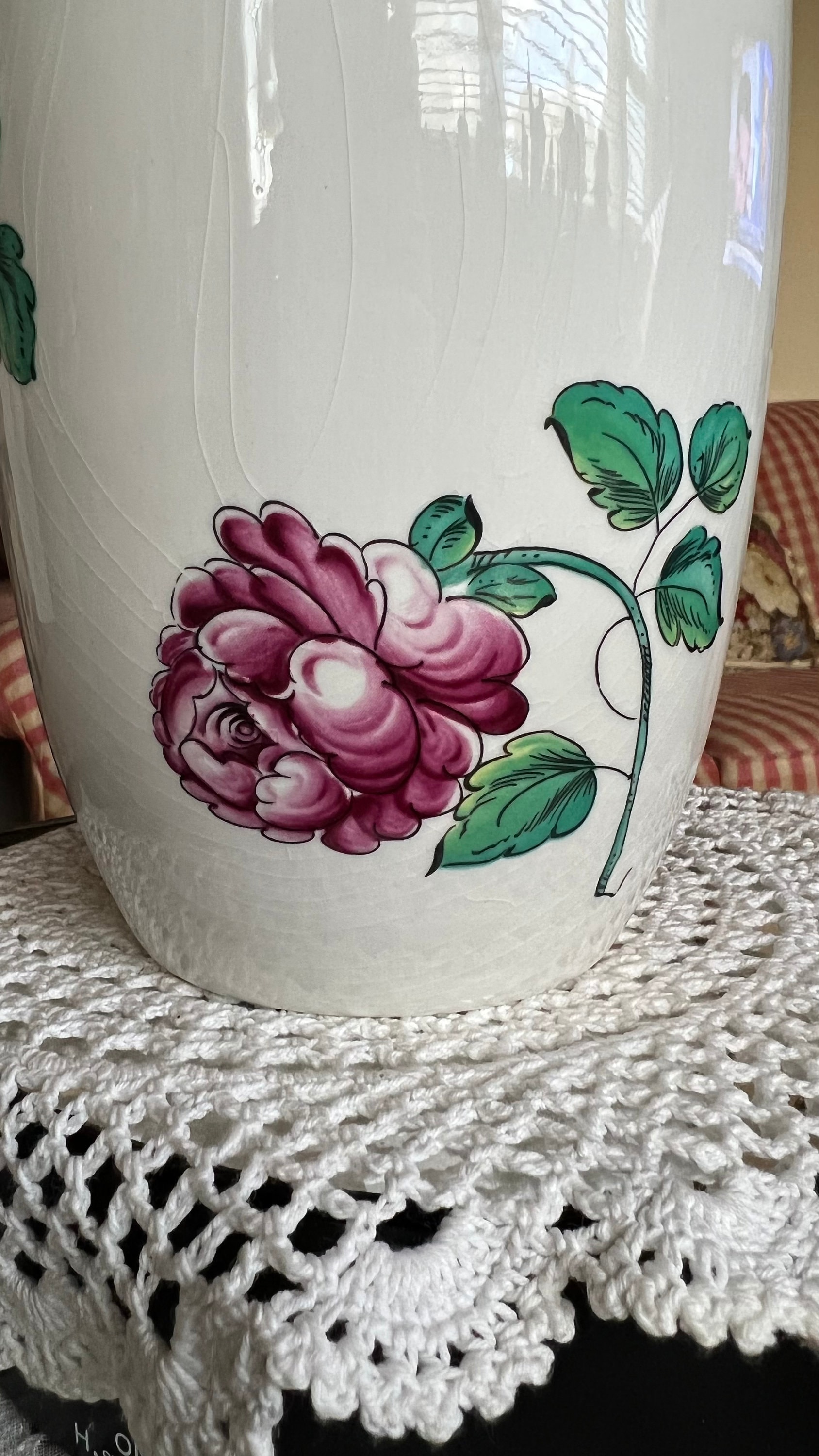 Country Garden Peony Strasbourg Flowers Vase by Tiffany and Co - Etsy