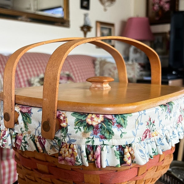 Longaberger Picnic Basket Etsy