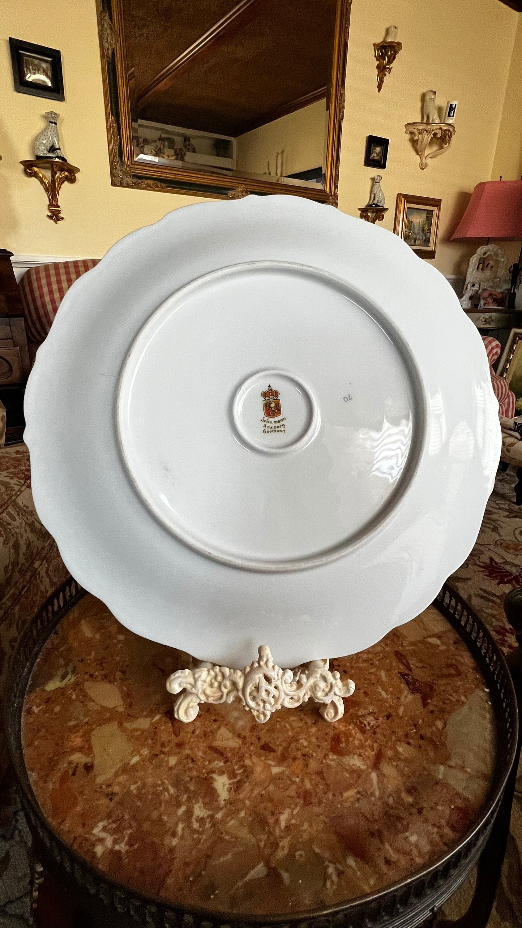 Handpainted Schumann Arzberg Germany Wild Rose Blush Plate - Etsy