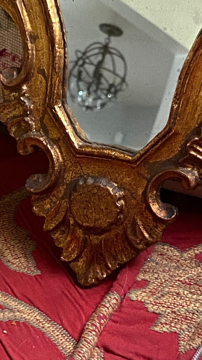 Italian Florentine Wood Ornate Gold Mirror - Etsy