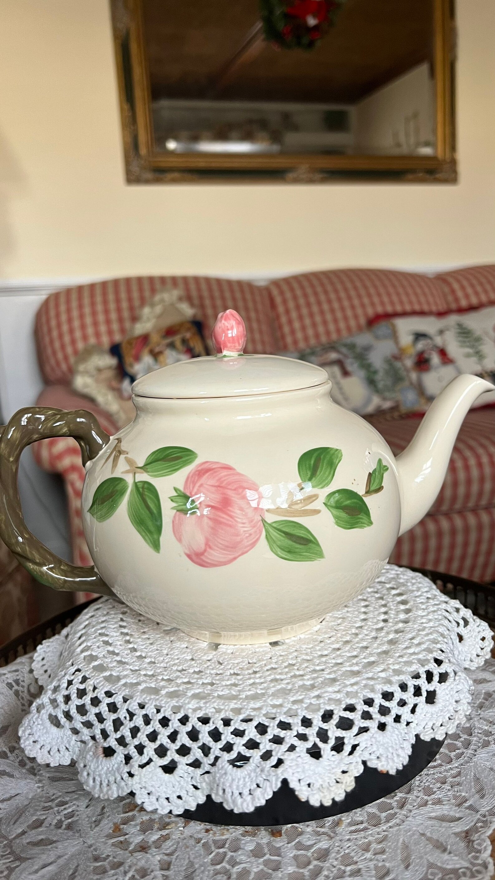 Classic Franciscan Desert Rose England Teapot Etsy