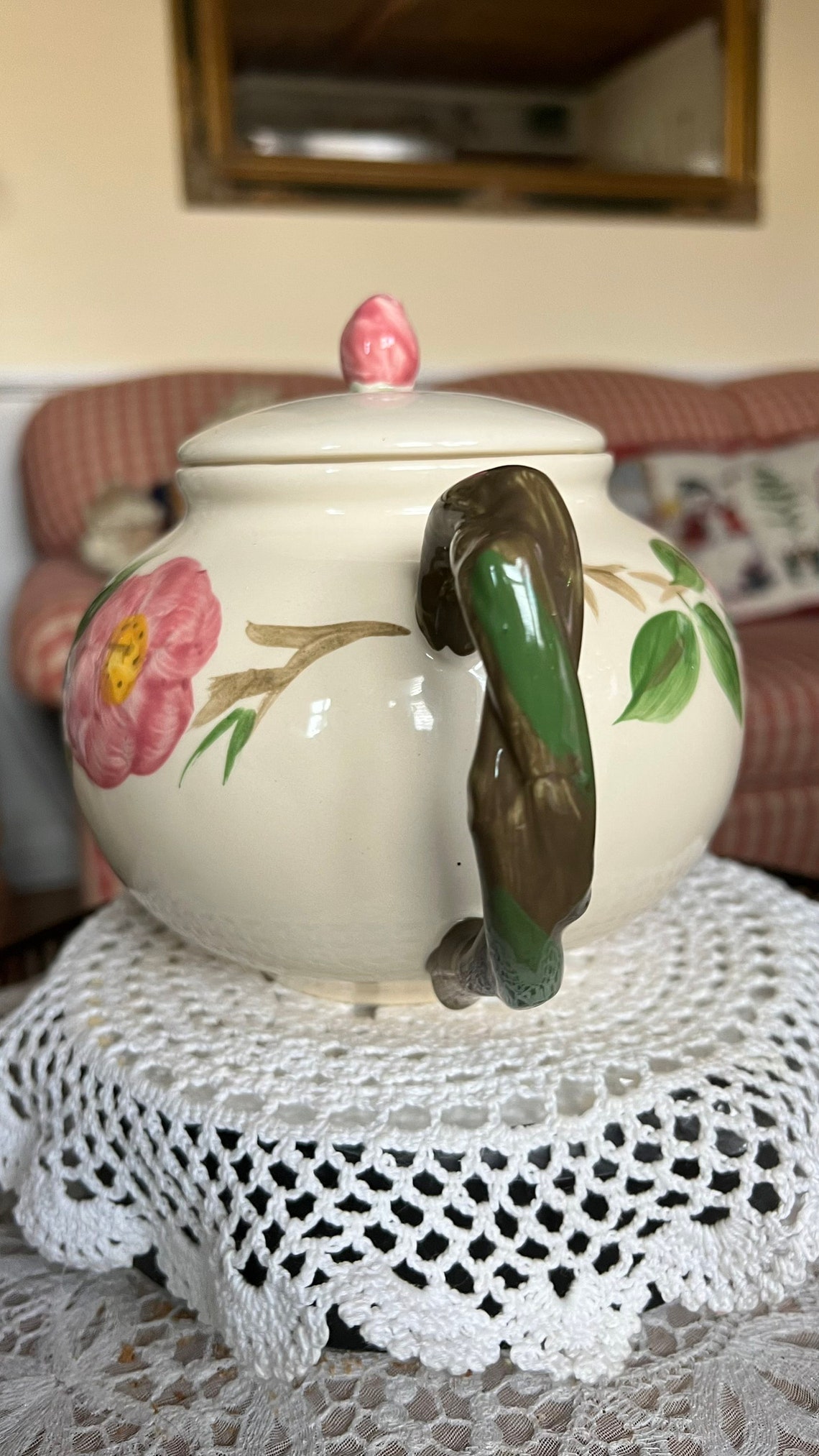 Classic Franciscan Desert Rose England Teapot Etsy