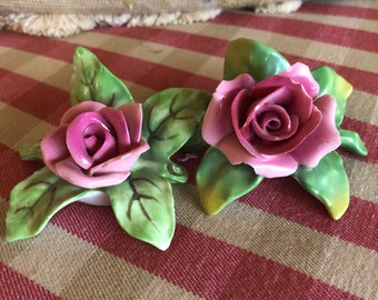 Country Shabby Chic Roses Figurine dresen
