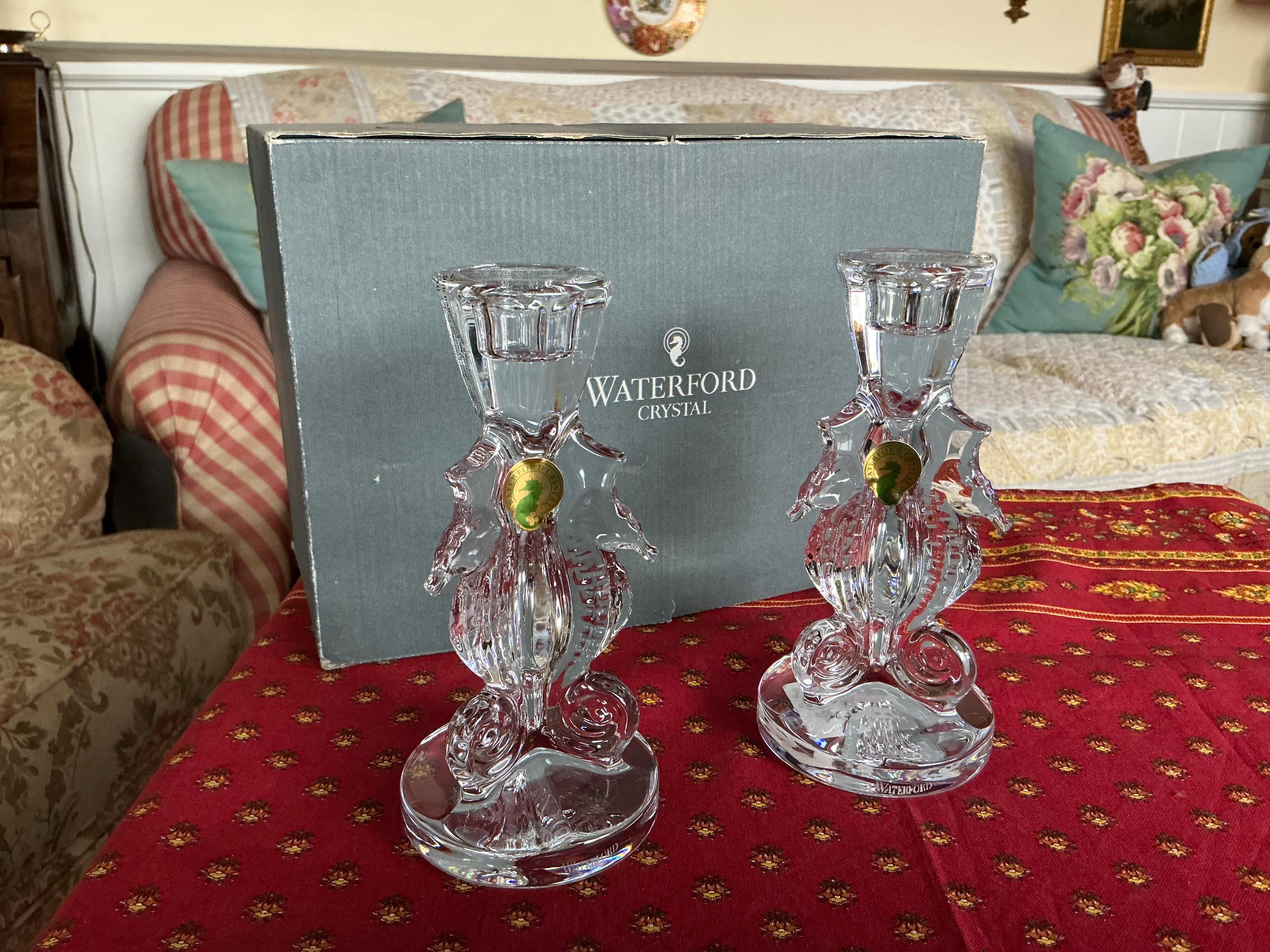 Waterford Crystal Seahorse Bowl - Etsy