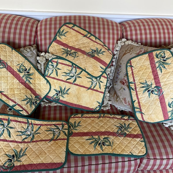 French Country Placemats Etsy