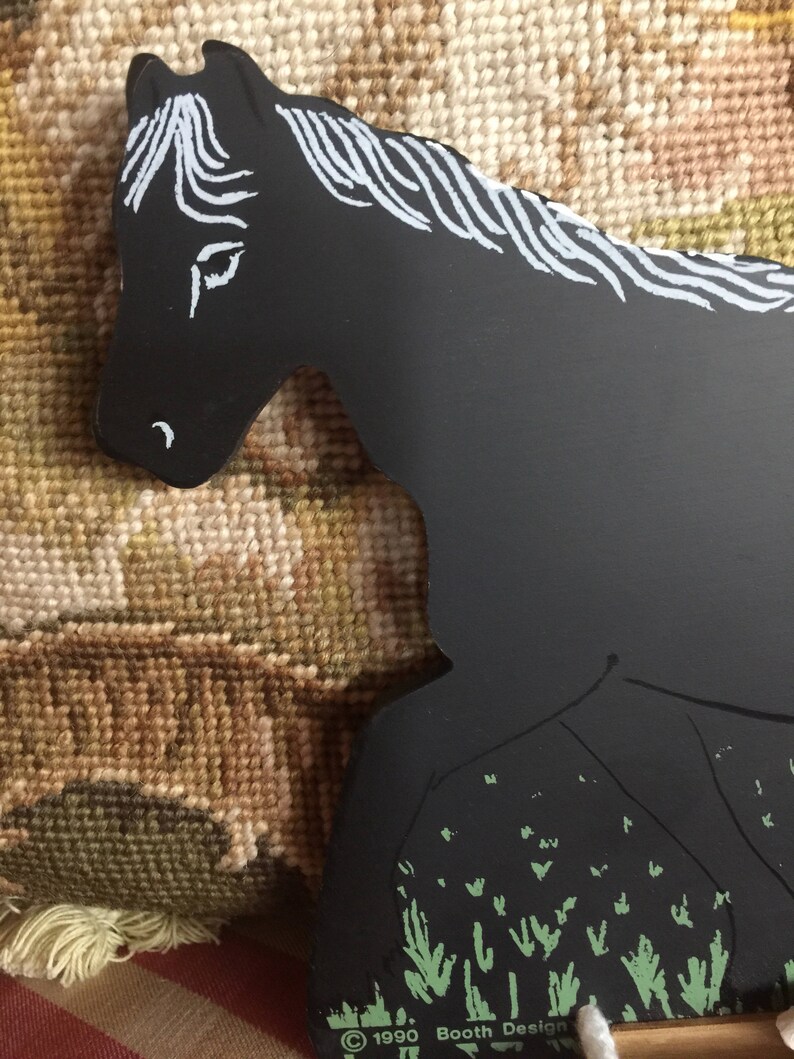 English Country Farmhouse Equestrian Horse chalkboard
