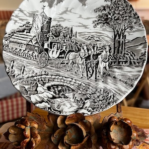 Myott Royal Mail Engraving Staffordshire Ware Plate