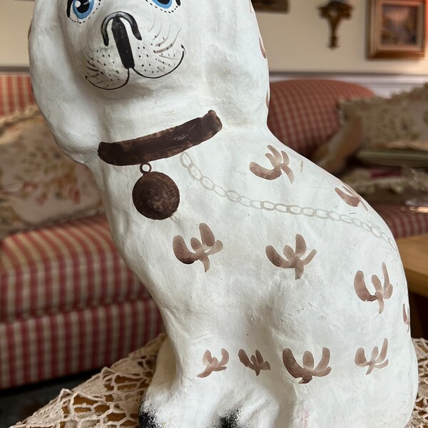 Paper Mache Dog Etsy