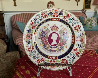 メイソンのプレート エリザベス2世女王 ロイヤル・シルバー