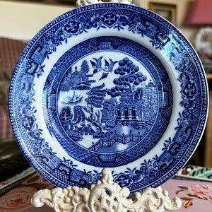 English Country John Stevenson and Sons Royal Venton Blue Willow