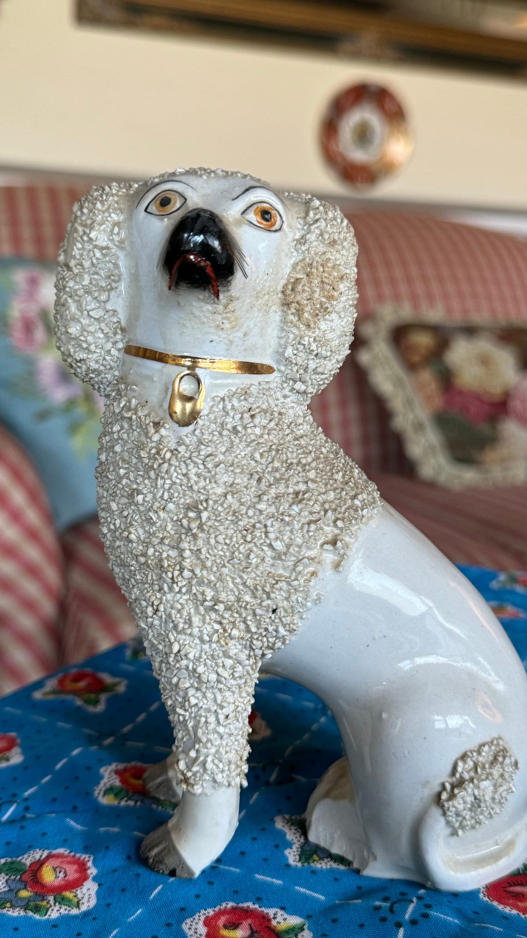 Staffordshire Poodle Dog Figurine - Etsy