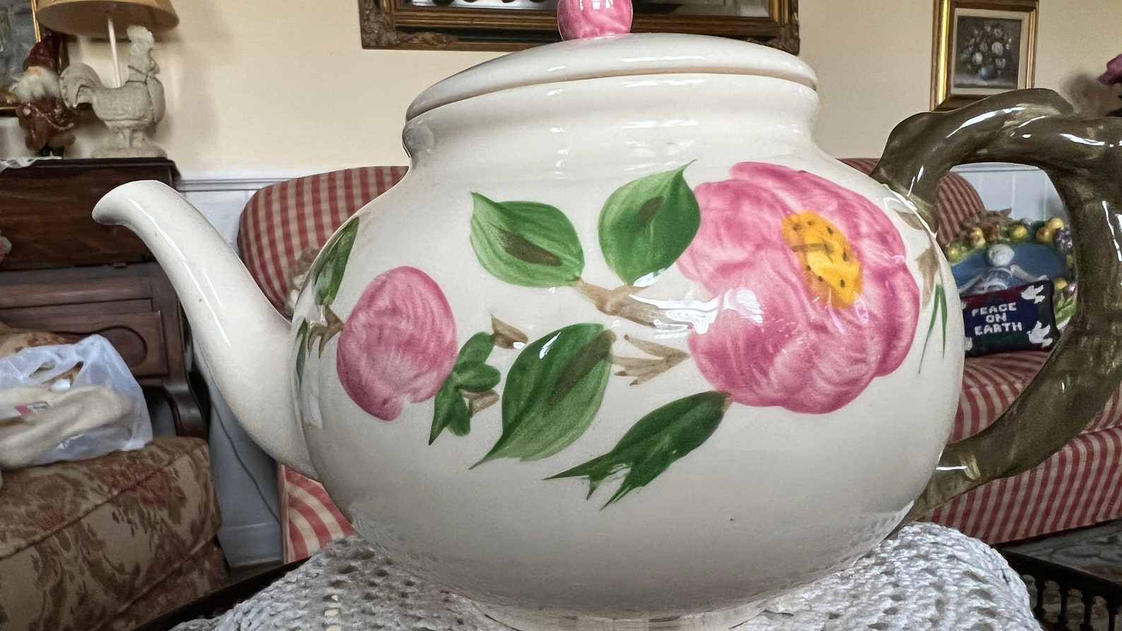 Classic Franciscan Desert Rose England Teapot Etsy