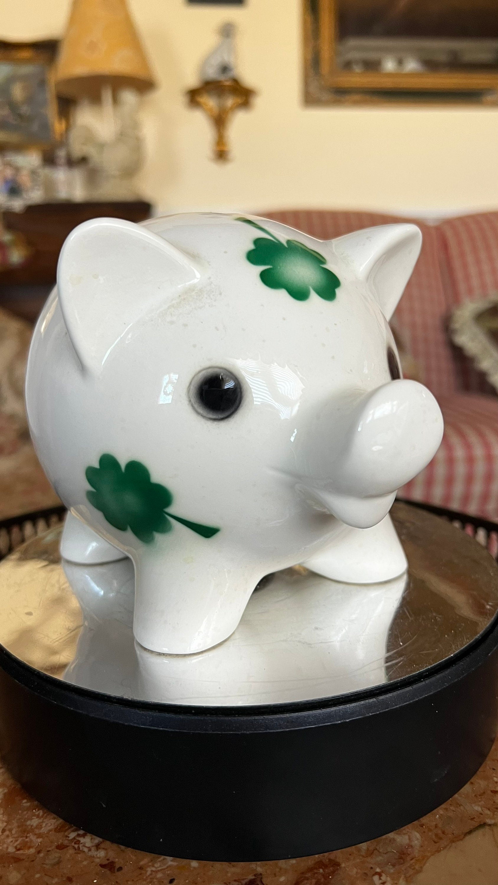 ヨーロッパのゲーベル貯金箱シャムロック置物 - Etsy 日本