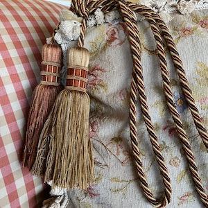 French Country Large Tassel Double Tieback Trim