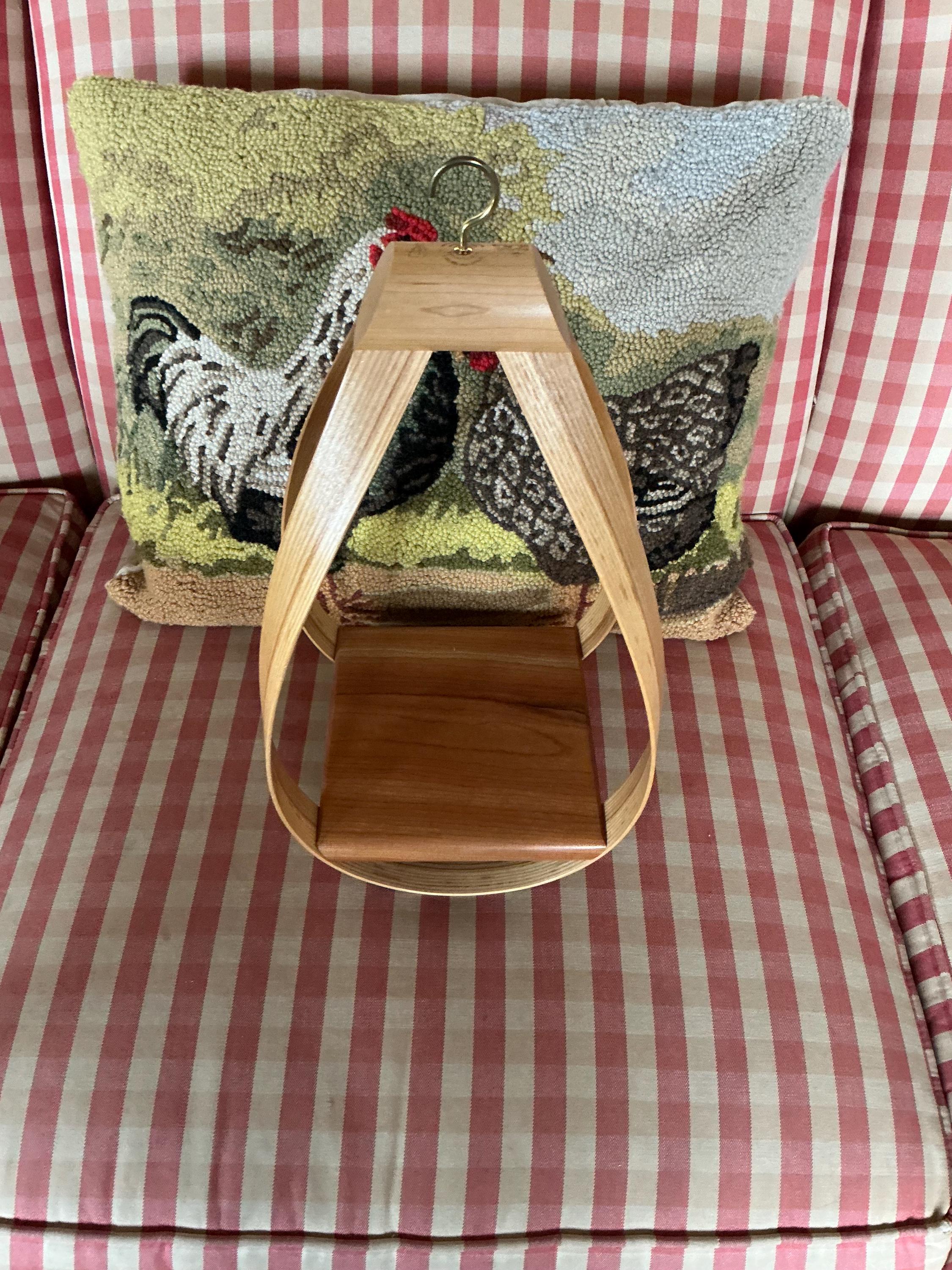 Vintage Montgomery Schoolhouse Vermont Bentwood Teardrop Hanging