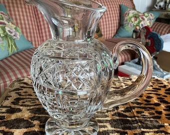 Classic Traditional Crystal Glass Artisan Collection Pitcher by Waterford