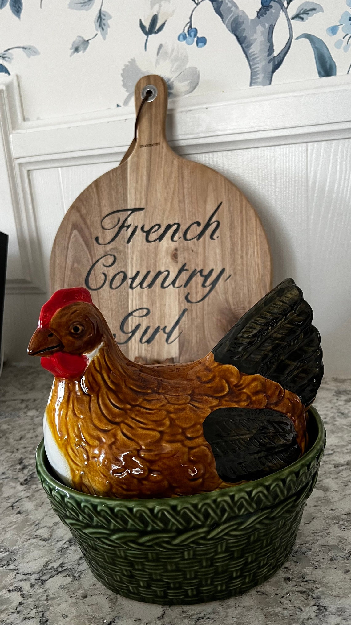 Olfaire Majolica Country Provence Chicken Nesting Tureen - Etsy