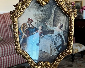 Italian Florentine Gold Wood Ornate Frame Victorian Gathering - Etsy