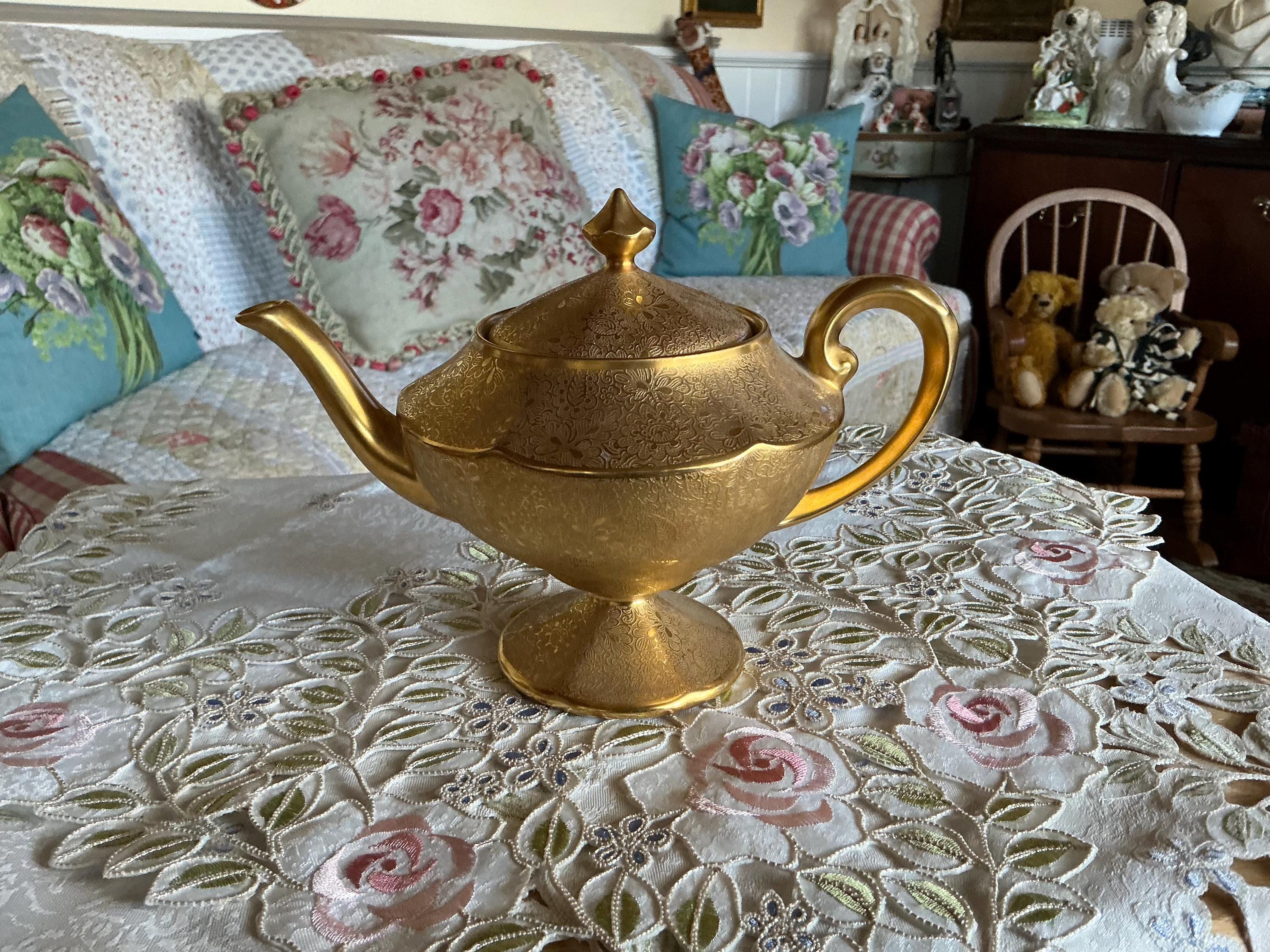 Pickard Teapot - Etsy