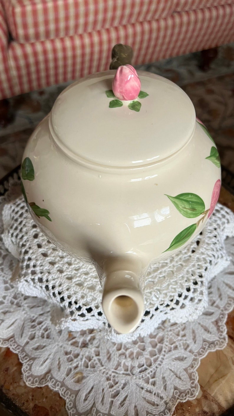 Classic Franciscan Desert Rose England Teapot Etsy