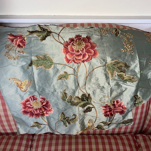 French Country Floral Upholstery Fabric - Etsy