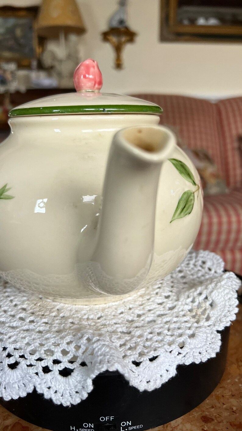 Classic Franciscan Desert Rose England Teapot Etsy