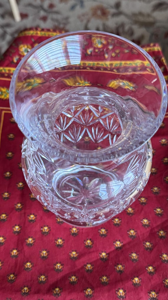 Tiffany and Co Sybil Crystal Glass Vase - Etsy