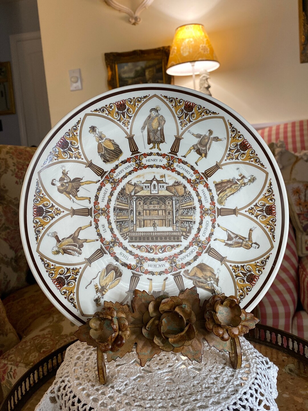稀少】Wedgwood Shakespeare Souvenirs PLATE 【公式通販】