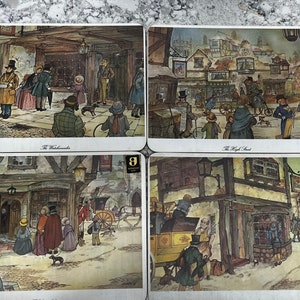 English Country Whitecliff Scenery  High Street Melamine Tablemats Placemats