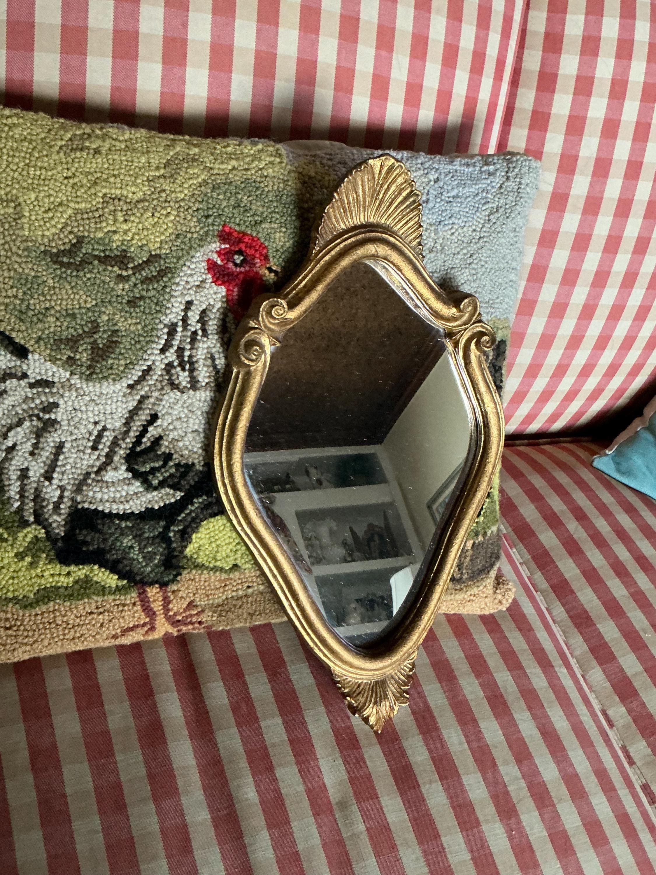 イタリア製フィレンツェの盾型シェルウッドゴールド装飾ミラー - Etsy 日本