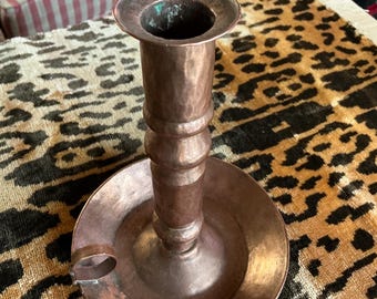 Traditional Classic Brass Chamber Candlestick